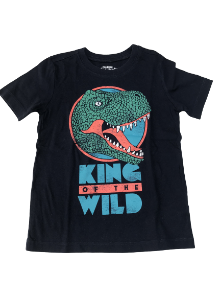 Camiseta marinho dino (king of the wild)